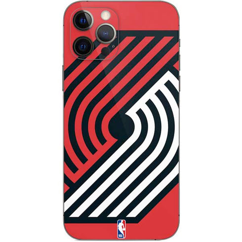 NBA Portland Trail Blazers Large Logo iPhone 12 Pro Skin